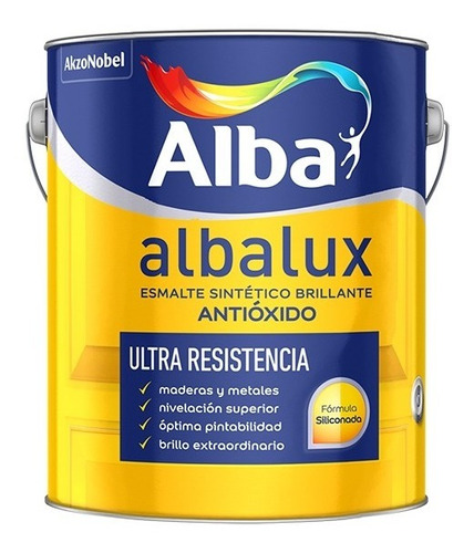 Pintura Esmalte Sintetico Albalux Grupo3 4 Lts Alba - Iacono