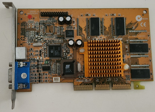 Placa Video Xfx Nvidia Geforce 2 Mx200 32mb Agp (Usado)