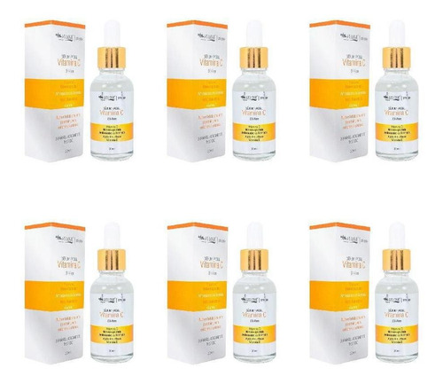 Kit 6un Sérum Facial Vitamina C Oil-free Max Love