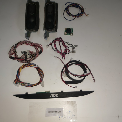 Flex Parlantes Cable Botonera Sensor Remoto Aoc Le43f1461