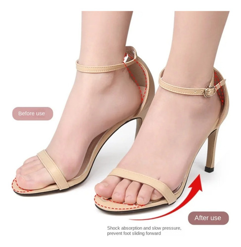 Almohadilla Plantilla Arco Pie Plano Sandalia Tacones