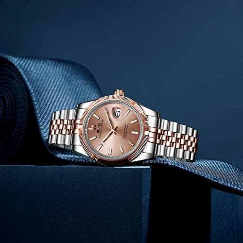 Burei Reloj De Lujo Clásico Para Hombre Reloj De Máquina Res