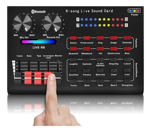 R8 Cambiador Voz Sonido Mezclador La Junta Para La