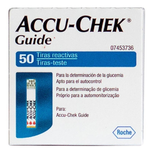  Tiras Reactivas Accu-chek® Guide 50 Unidades