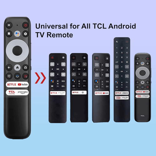 Control Remoto Para Tcl Smart Tv Rc902nfmr1 De Voz, Compatible Con Tcl Smart Tv 4 5 6-series 43s446 50s446 55s446 65s446 75s446 85s446 75s546 55r646 65r646 75r646 98rr754 50s546 55s546 65s546