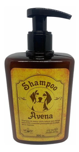 Shampoo De Avena 100% Orgánico Green Life 
