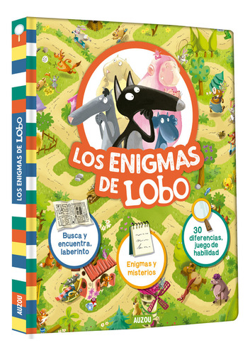 Libro Los Enigmas De Lobo. Busca Y Encuentra Y Laberinto....