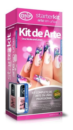 Kit De Arte En Uñas One Stroke Gnp Exclusivo! Nice