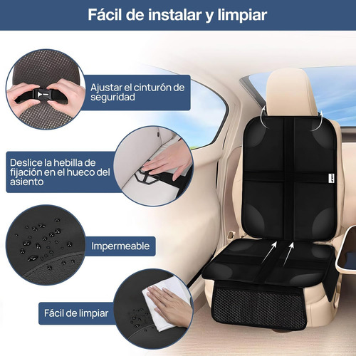 Protector Asientos Para Auto,2 Pcs Protector Asiento Trasero