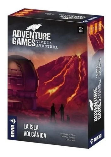 Adventure Games Isla Volcanica Juego De Mesa Devir Original