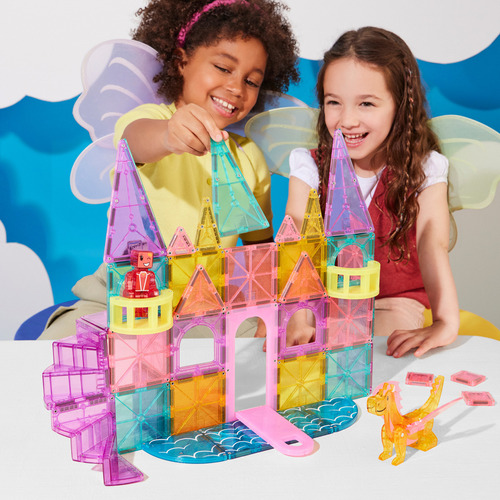 Magna-tiles Castillo Xl 48 Pzas Juego Didáctico Construcción