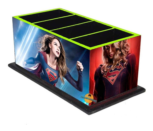 Porta Controle Remoto Decoração Supergirl 