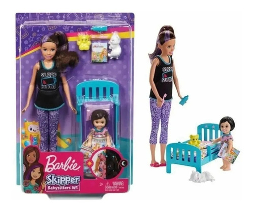 Muñeca Barbie Skipper Babysitters Fhy97 Mattel