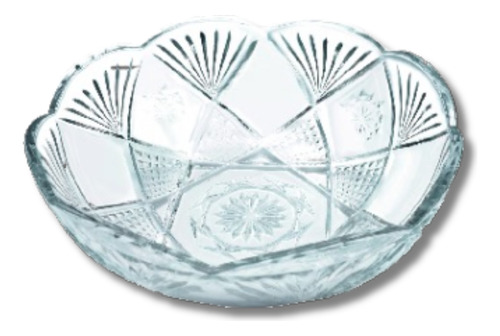 Bowl Tigela Saladeira Vidro Transparente 23 Cm Multiuso