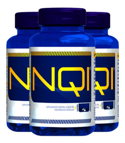 Imagem 2 de 3 de Kit 3x Nqi 60 Cáps 500 Mg