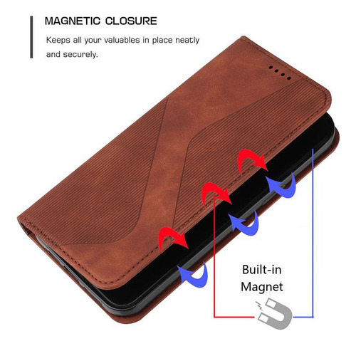 B Funda De Piel Para Xiaomi Redmi Note 12 11 11s 10s 9c 9t