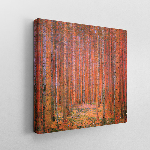 Klimt - Cuadros Canvas 30x30 En Lienzo Impreso A