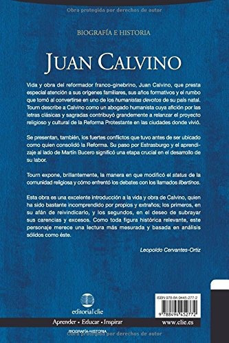 Juan Calvino: El Reformador De Ginebra, De Giorgio Tourn. Editorial Clie En Español