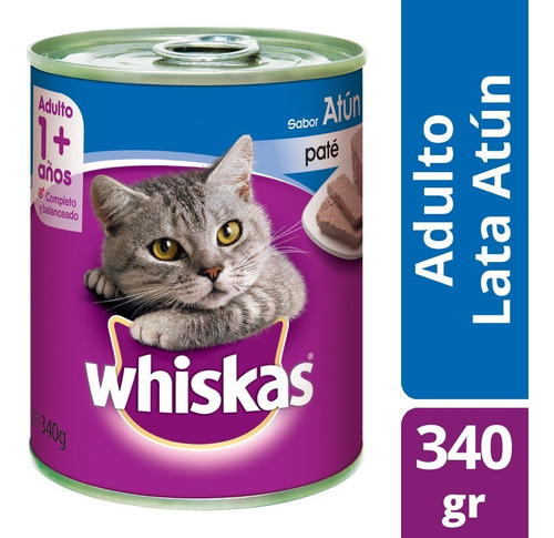 Lata Whiskas Atun X 340 Grs.