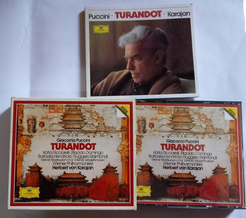 Box Cd Duplo Turandot Puccini - Karajan Importado Alemanha