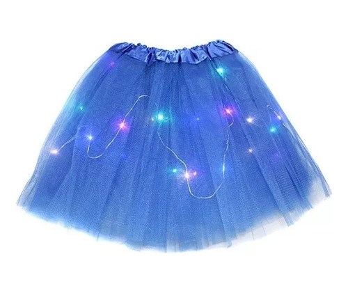 Falda Ballerina Tutu Con Luces Led Para Niña Talla Unica