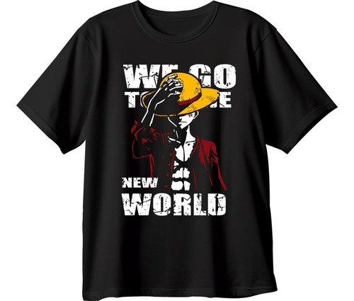 Playera One Piece Luffy Nika 5 Shanks Yonko Wano Anime