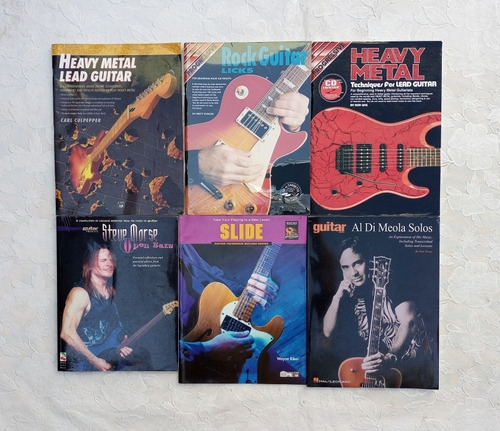 Progressive Rock Guitar Licks Techniques Solo Guitar No Cd (Usado)