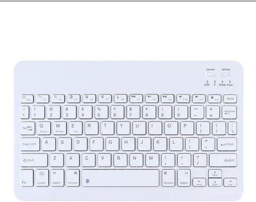 Teclado Bluetooth Recargable Compatible Con iPad Y Tablet