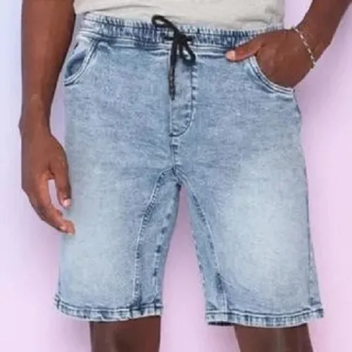 Bermuda jeans store elastico