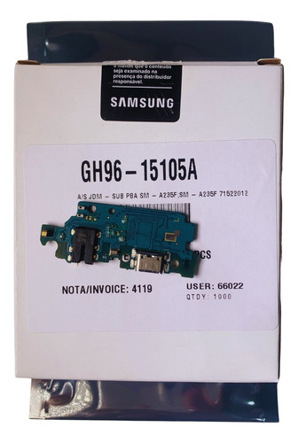 Conector De Carga Galaxy A23 A235 Original Nacional