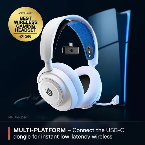 Auriculares De Juego Inalámbricos Arctis Nova 7p Multi...