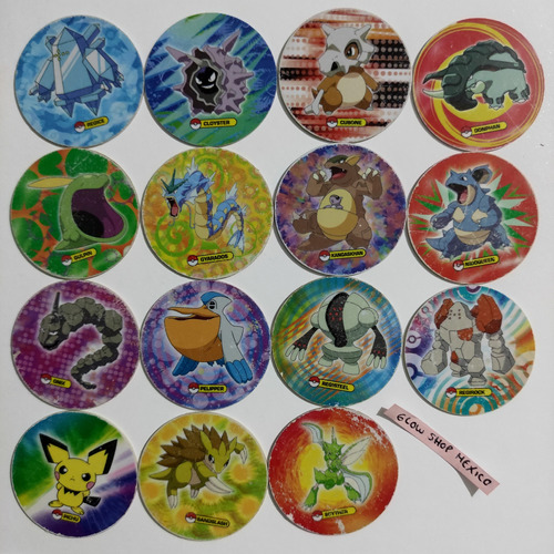 Colección Classic Tazos Pokémon 4 Cheetos Sabritas México 