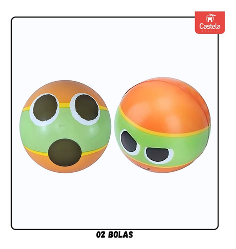 Brinquedo Boliche Educativo Infantil 6 Pinos 2 Bolas Castela