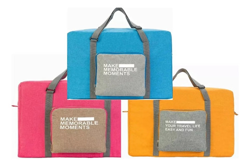 Bolso Grande Plegable Viaje Reforzado Jsbags Martinez Fuxia