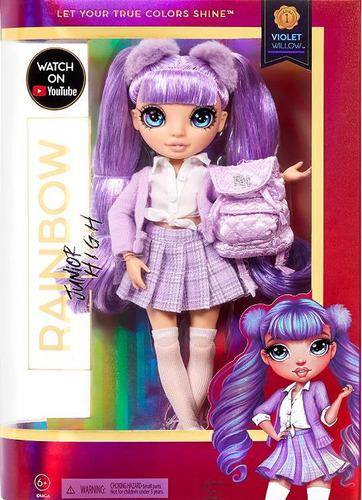 Boneca Rainbow High Junior Violet Willow