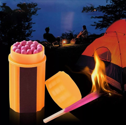 X2 Fosforos De Camping Resistentes Al Agua