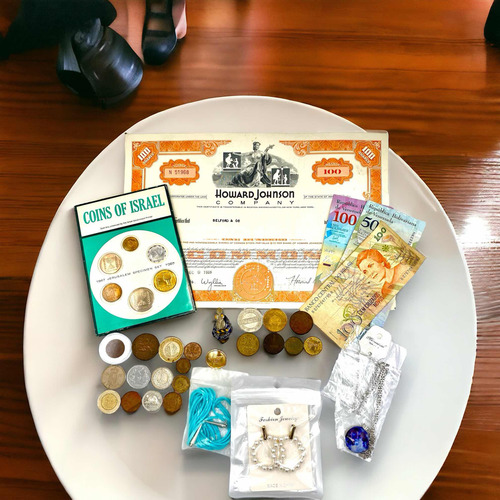Orale Lote De Todo ( Billetes, Tokens, Monedas Collares Etc) (Usado)