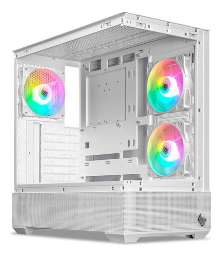 Gabinete Gamer Pichau Magpie 4x Lat De Vidro, C/ 3 Fans