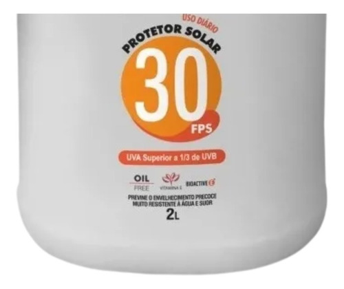 Protetor Solar Nutriex Fator 30 Fps 2 Litro Dosador Proteção