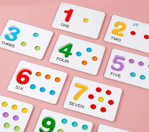 Juego De Clasificacion De Colores Y Conteo Montessori