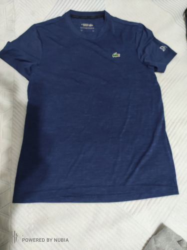 Remera Lacoste Sport Novak Djokovic Entrenamiento (Usado)