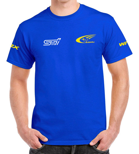 Camiseta - Subaru Sti World Rally - Tamanho: Eg - Fr004
