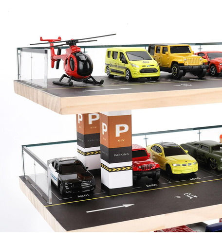 Saichotoy Hot Wheels & Matchbox Display Case, 1/64 Scale ...