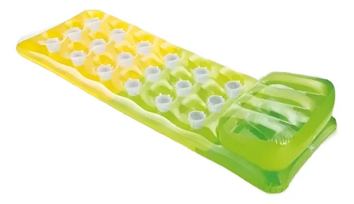 comprar Colchoneta Inflable Pileta Intex Pocket Con Portavaso 193x74