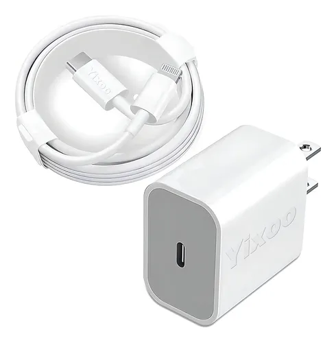 Cargador Compatible Con iPhone 20w Carga Rapida iPhone 14 13 12 1...