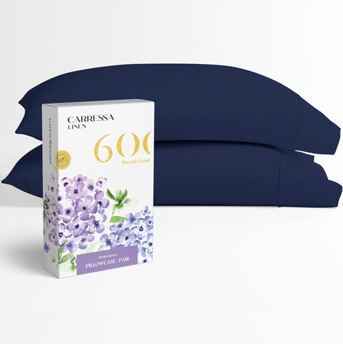 Juego De Fundas De Almohada 100% Algodón Egipcio King