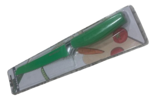 Cuchillo De Sierra 32 Cm Para Pan Acero Inoxidable Verde