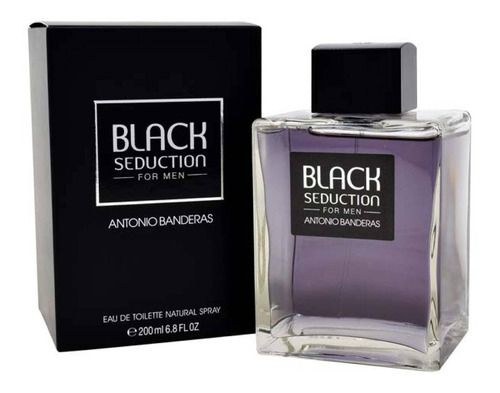 Imagen 2 de 4 de Perfume Banderas Black Seduction EDT Para Hombre EDT 200 ml para hombre