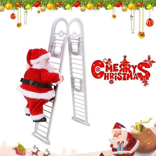 Escalera Musical Para Niños Muñeca De Papá Noel Eléctrica [s