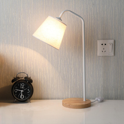 Lámpara De Mesa De Estilo Nórdico Control Remoto Usb Led